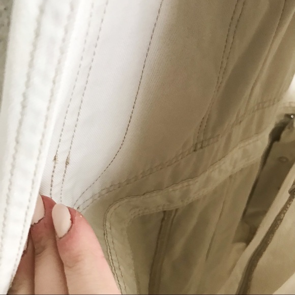 Gap Cream Overall Dress Size S - Picture 10 of 10